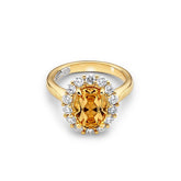 Imperial Topaz & Diamond Ring - Dracakis Jewellers